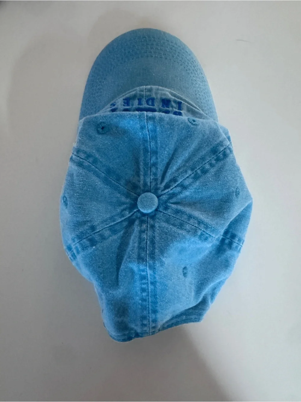 St Barth Turquoise Blue Cotton Cap